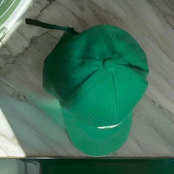 New Green L Luigi Dad Baseball Cap Hat Mario Bros Mangione Adjustable - Picture 3 of 4
